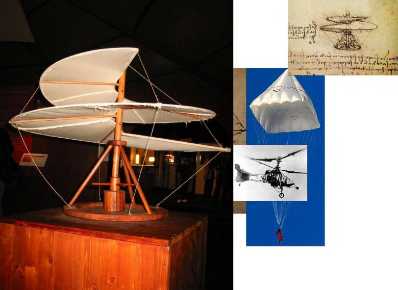 Летательные аппараты леонардо да винчи