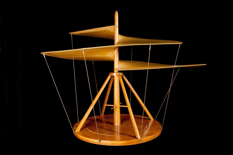 Геликоптер леонардо да винчи