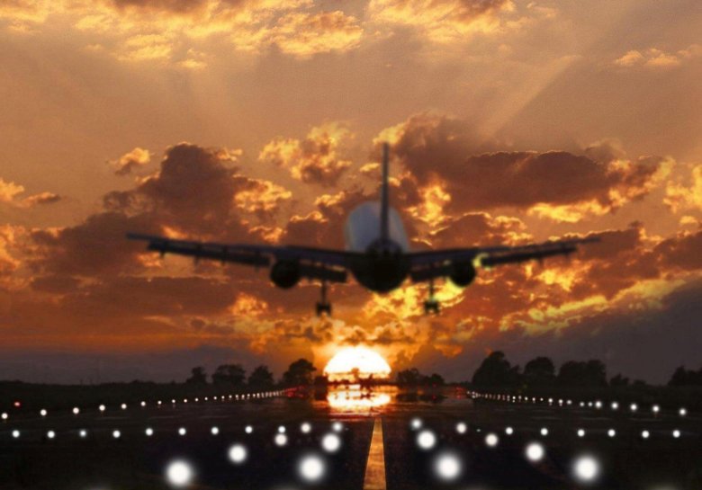 Взлет самолета