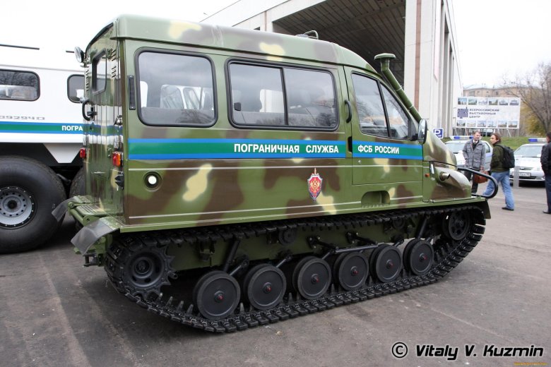 Газ 3344 20 двухзвенный снегоболотоход