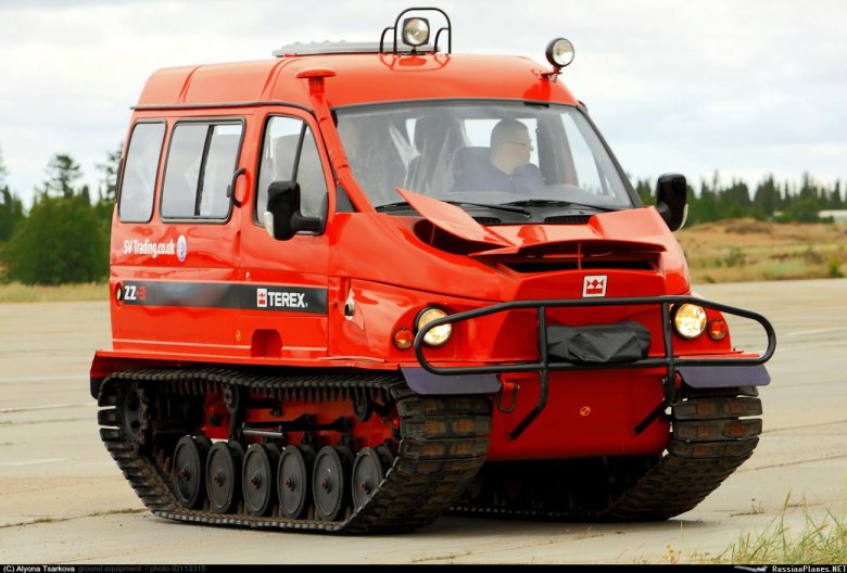 Газ 34039-32 гусеничный снегоболотоход