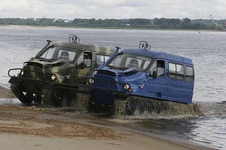 Гусеничный снегоболотоход газ 34039