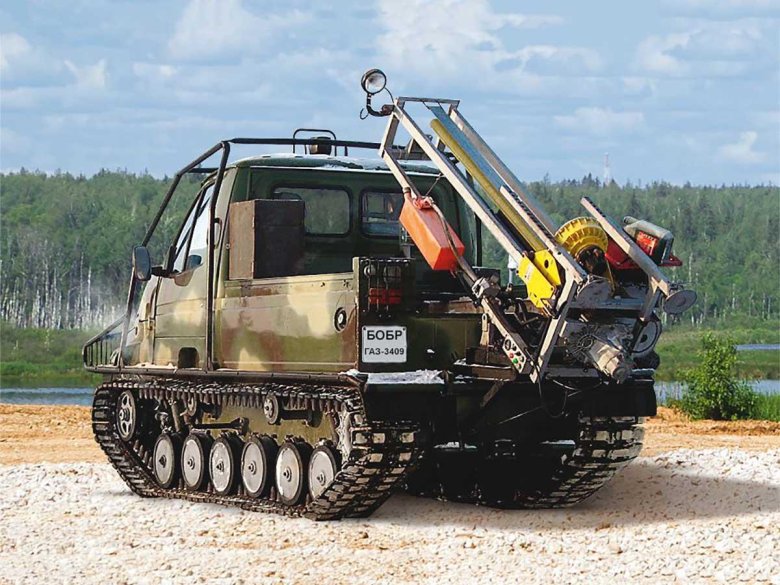 Гусеничный снегоболотоход газ 3409 бобр