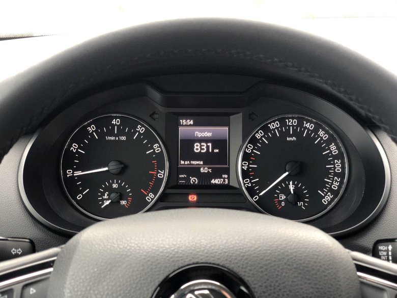 Skoda octavia приборная панель