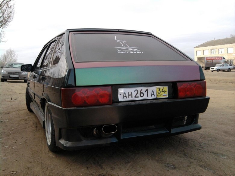Тюнингованная ваз 2109