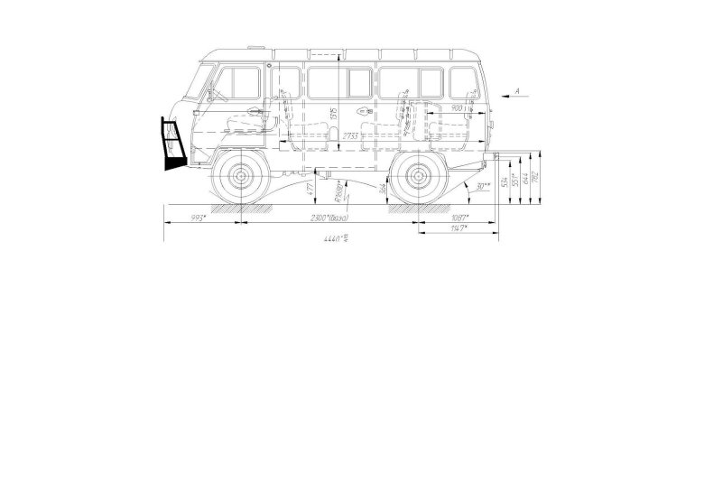 Уаз 452 габариты кузова