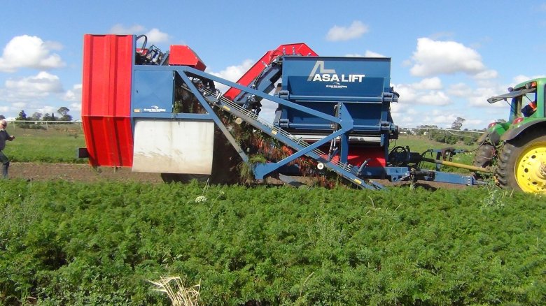 Прицепной морковоуборочный комбайн asa-lift t-200df