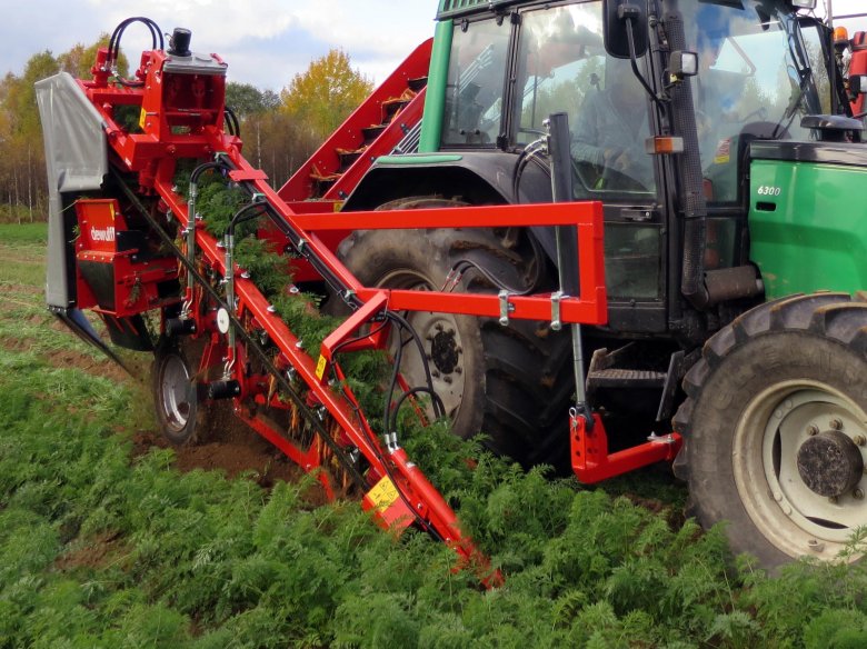 Морковоуборочный комбайн dewulf p3k profi