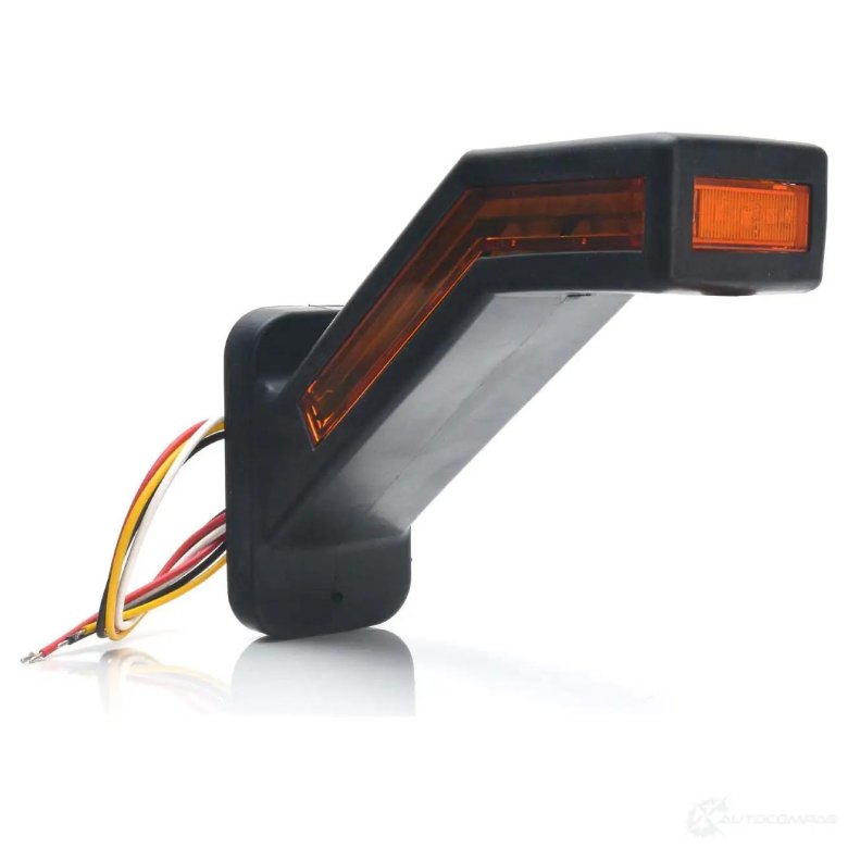 Фонарь габаритный рог светодиодный was с бегущим поворотником 168/6dd