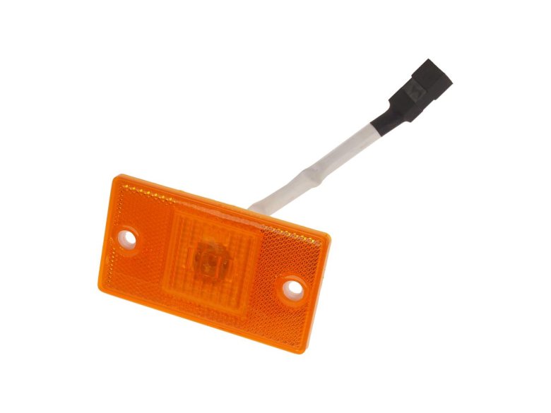 Фонарь габаритный оранжевый с проводом