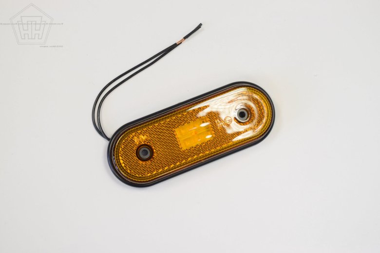 Фонарь габаритный шмитц желтый боковой