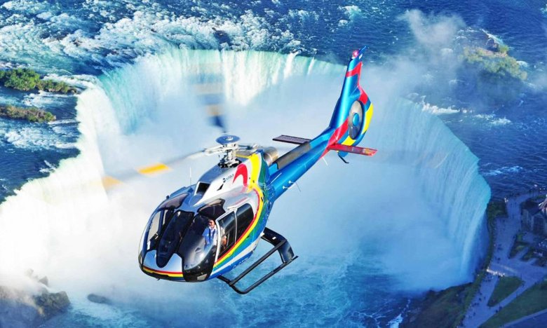 Ниагарский водопад на вертолете