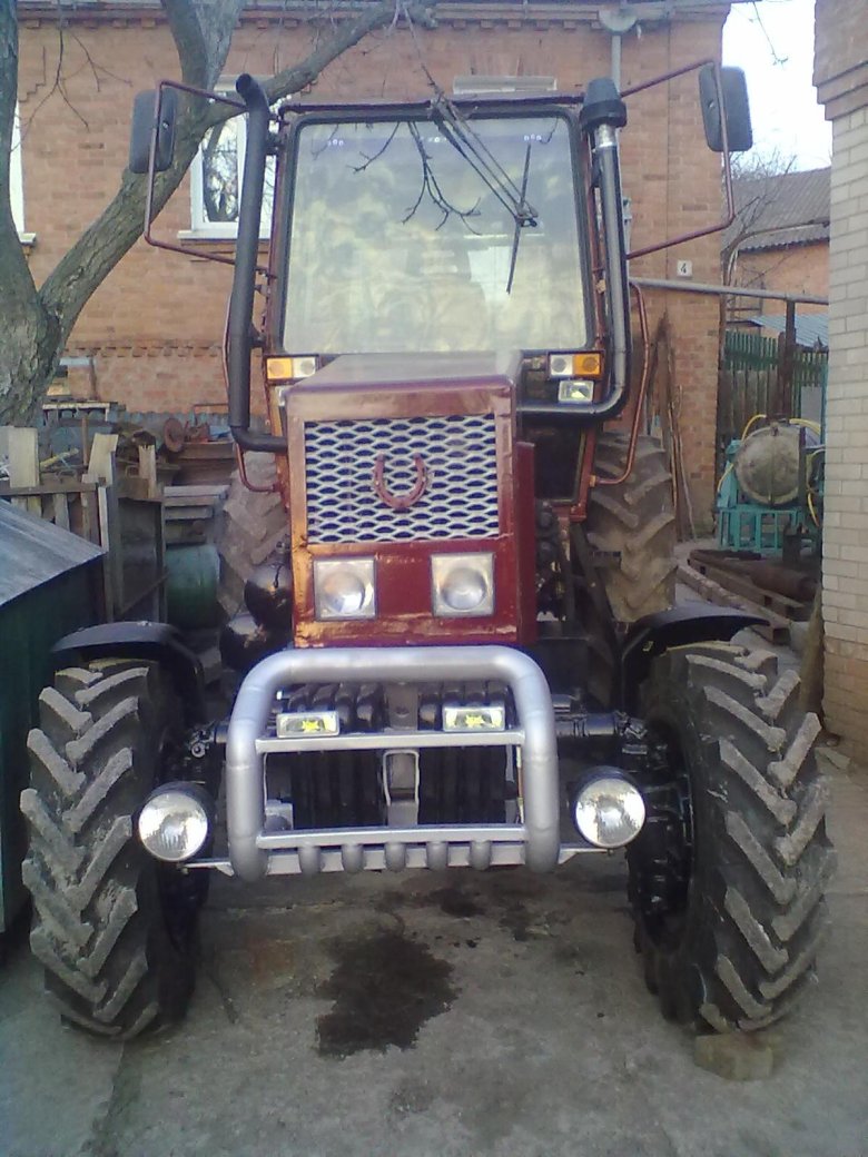 Самодельный трактор с кабиной