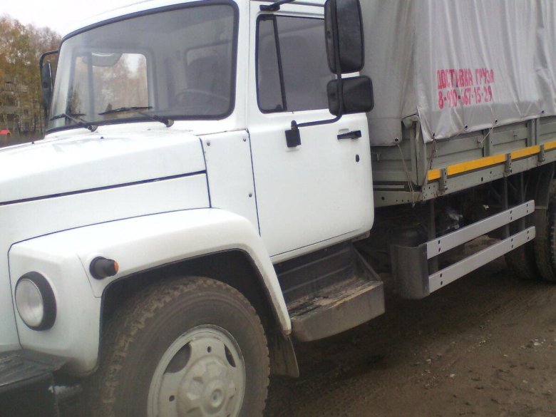 Газ 3307 бортовой с тентом