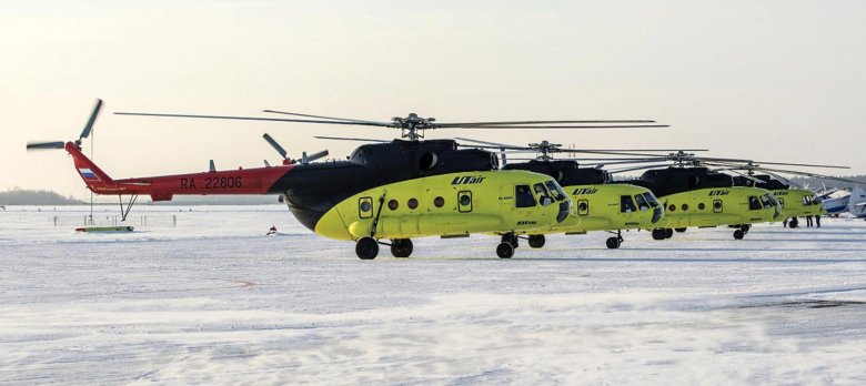 Вертолет санавиации utair