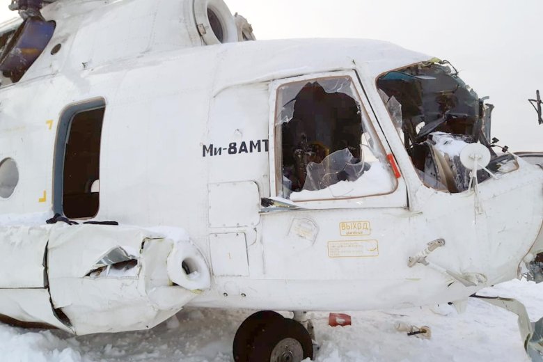 Вертолет ми8 ямал авария