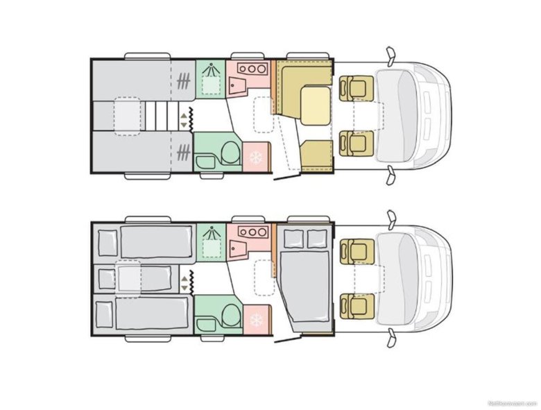 Планировка кемпера adria проект