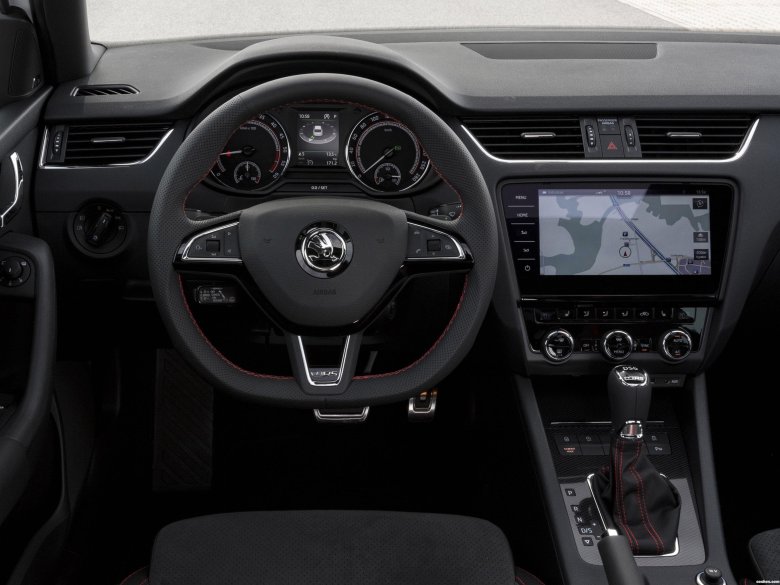 Шкода октавия а 7 рестайлинг салон