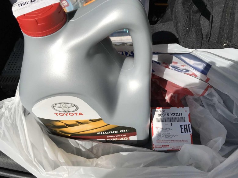 Моторное масло toyota
