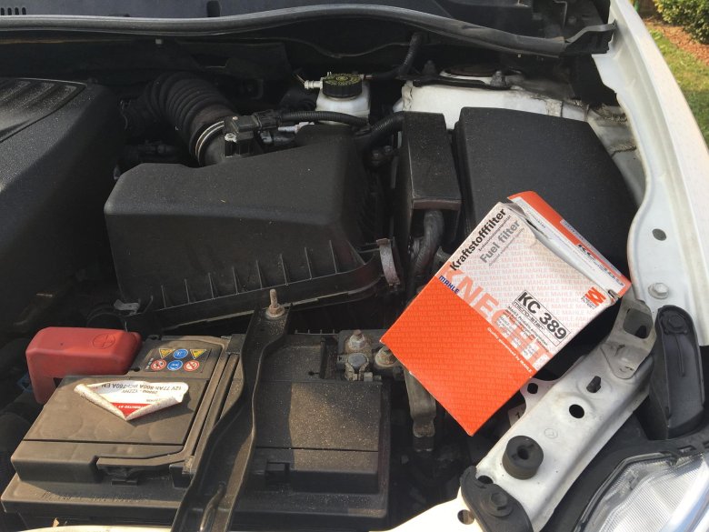 Замена воздушного фильтра