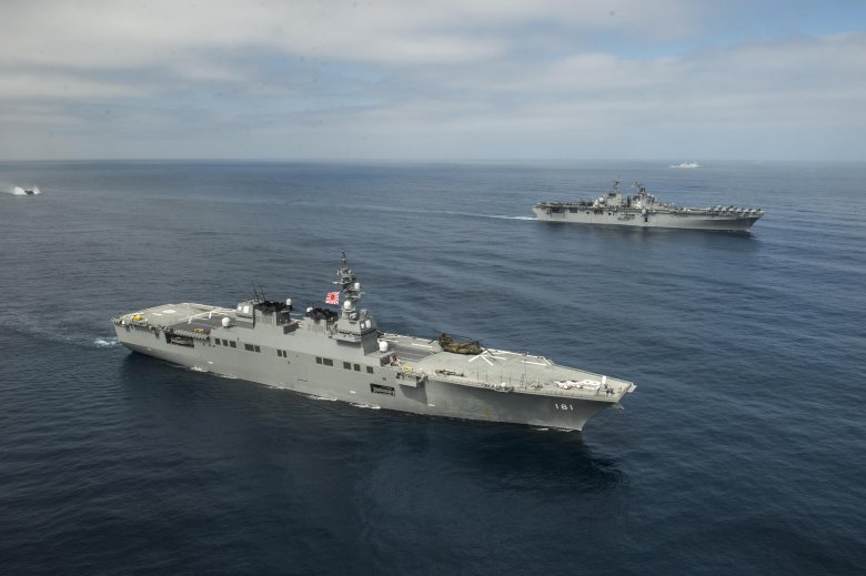 Морские силы самообороны японии военные корабли