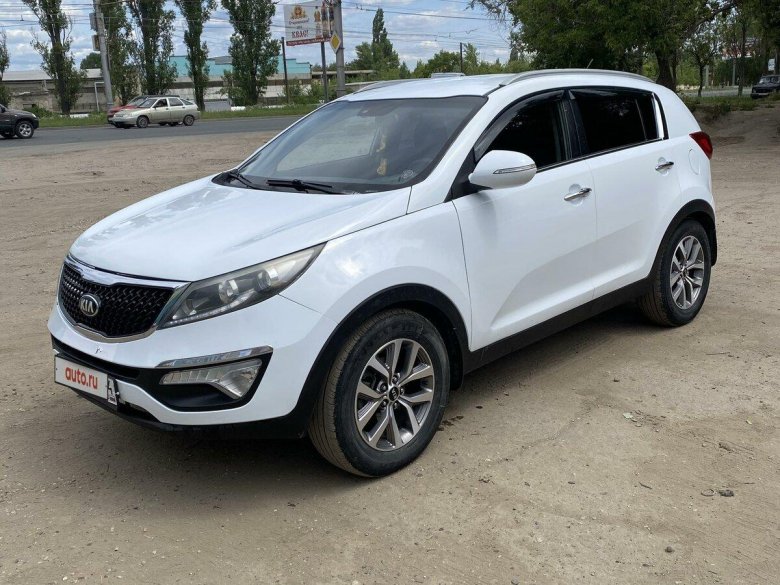 Kia Sportage 2014 — 2016 III Рестайлинг белый