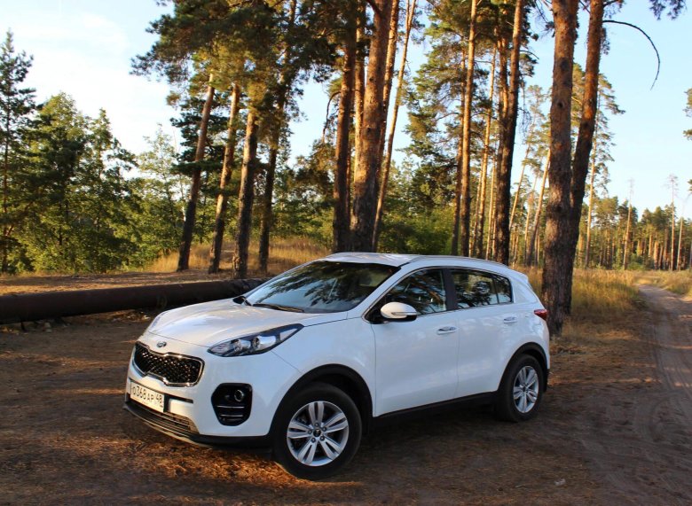 Kia Sportage 4 белая