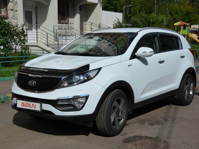 Киа Спортаж 3 белый
