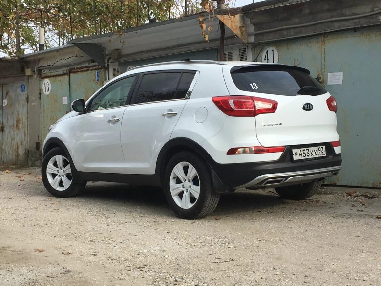Киа Спортаж 3 белый
