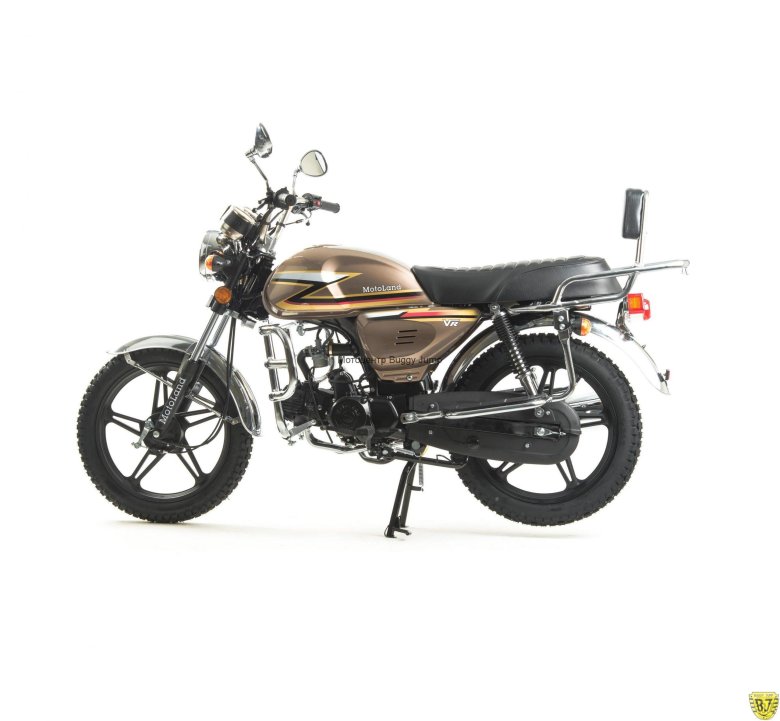 Мопед motoland альфа vr 11 коричневый