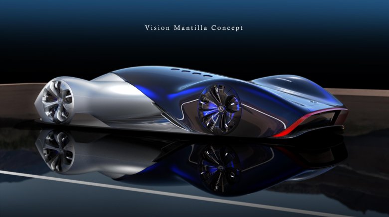 Mercedes benz vision concept car