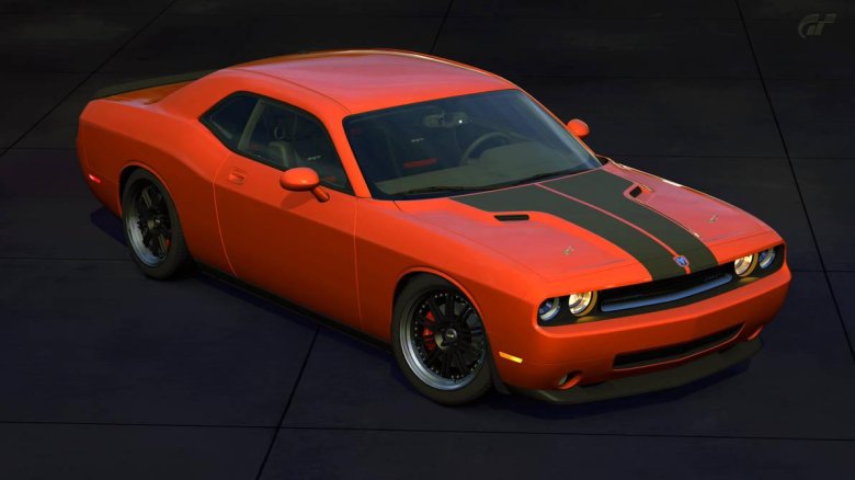 Dodge challenger srt hellcat оранжевый