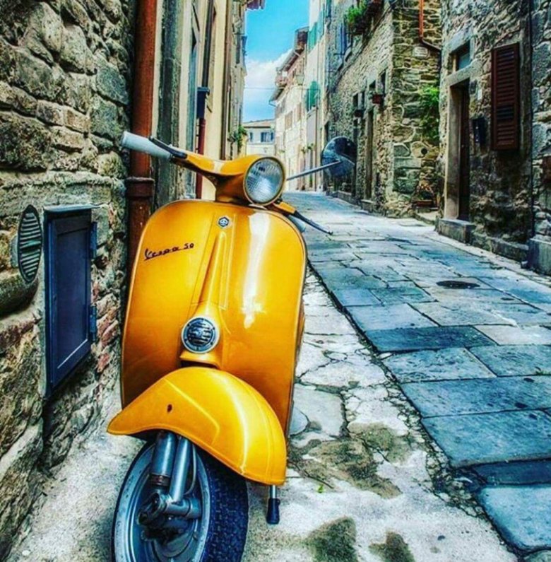 Vespa scooter