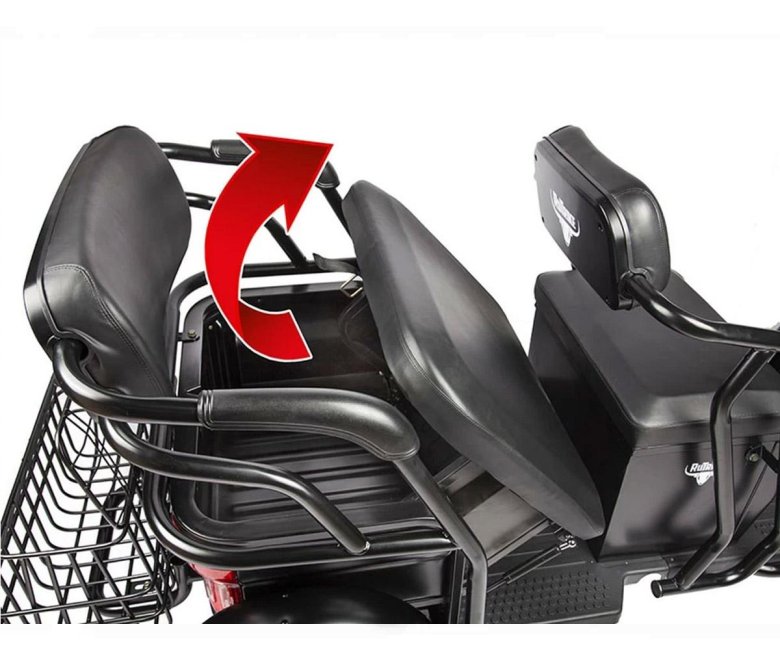 Электрический трицикл rutrike кэб черный