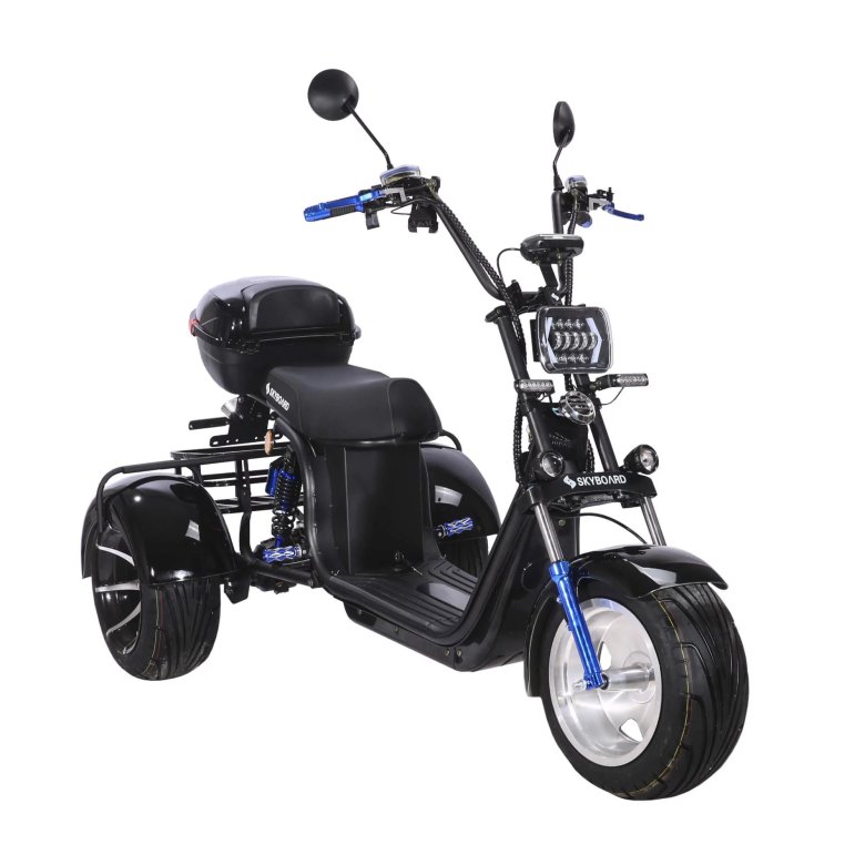 Электроскутер citycoco skyboard trike