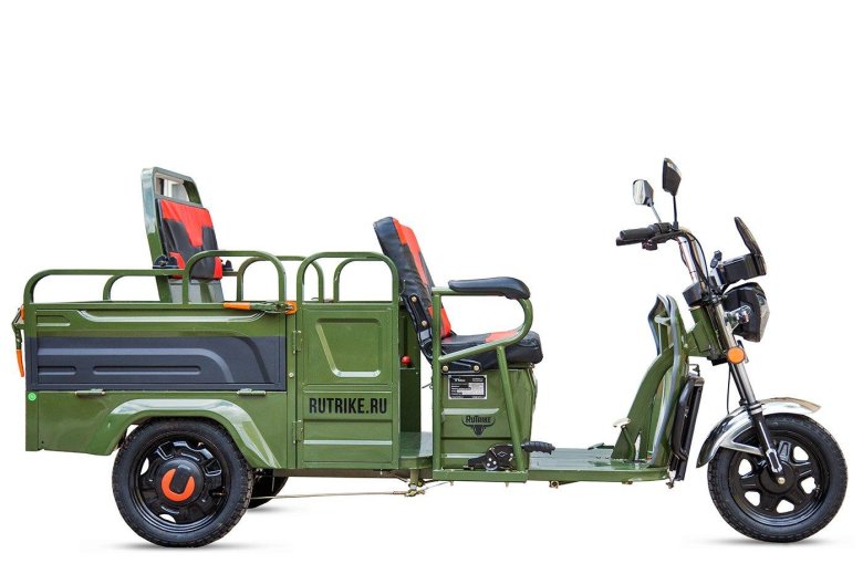 Грузопассажирский трицикл rutrike вояж-п 1200 60v800w