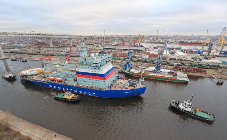 Российский атомный ледокол арктика проект
