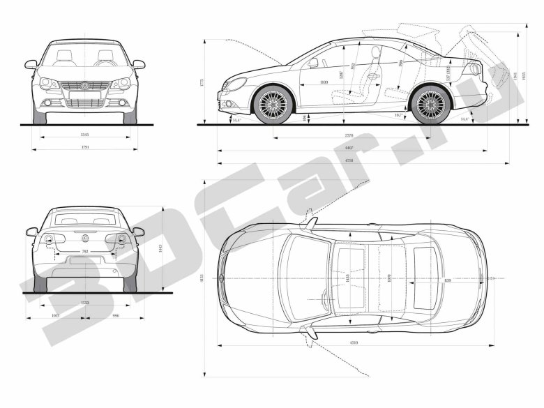 Ширина фольксваген джетта 6