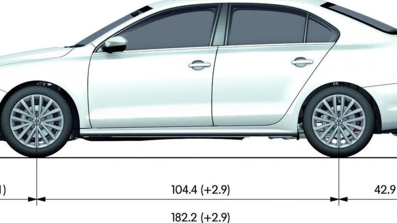 Габариты фольксваген джетта 6