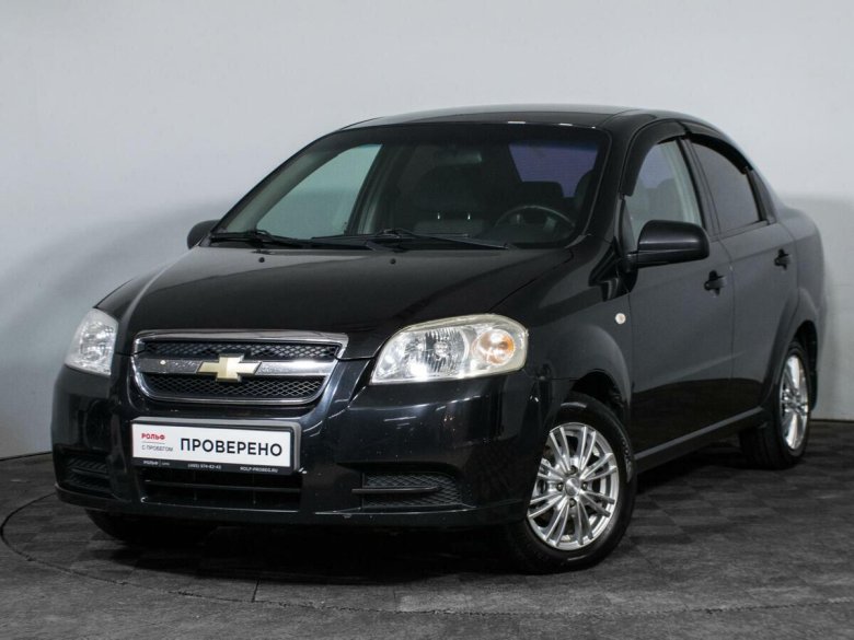 Chevrolet aveo i рестайлинг 2006 черный