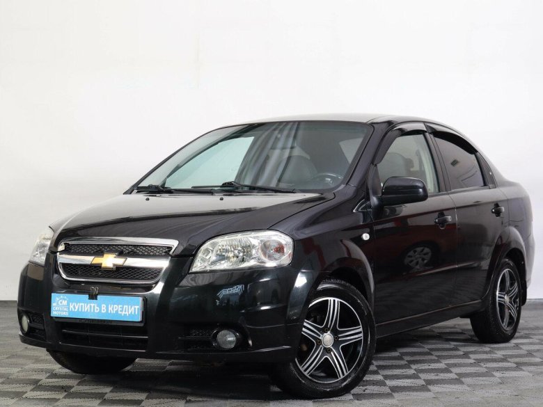Chevrolet aveo i рестайлинг 2006 черный
