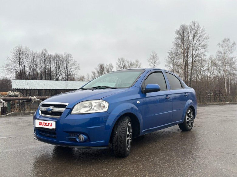 Шевроле авео седан синий 2007
