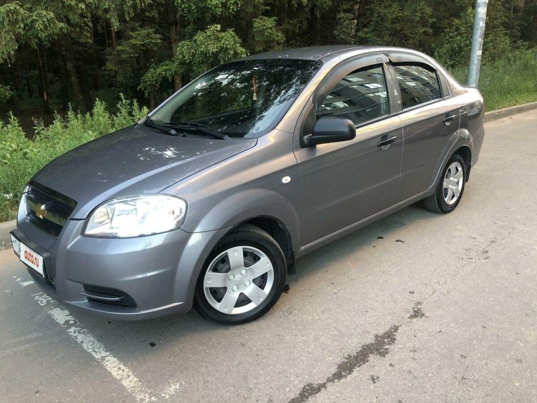Шевроле Авео серая в332рт154