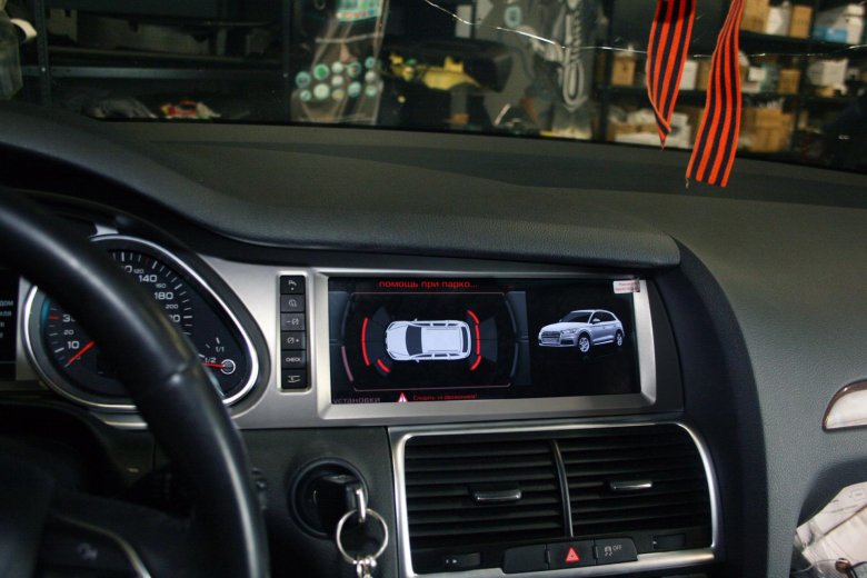 Ауди q7 2008 магнитола