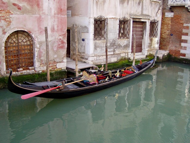 Италия венеция гондолы