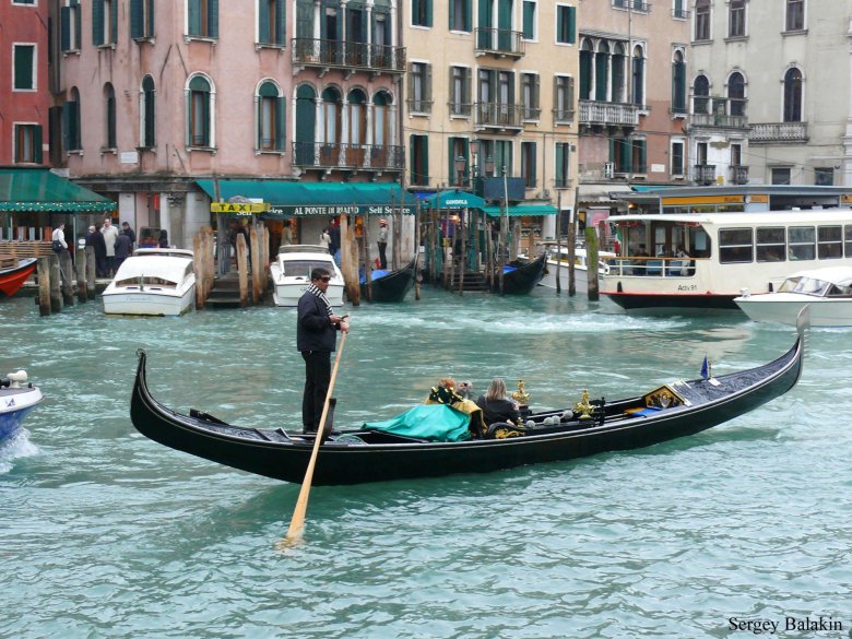 Венеция гондолы и гондольеры