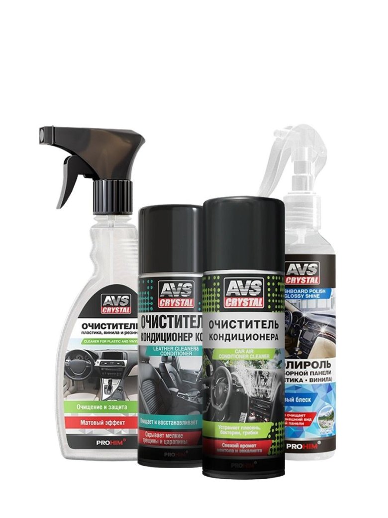 Очиститель кондиционера (аэрозоль) 520 мл avs avk-696