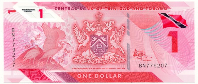 Тринидад и тобаго 1 доллар 2020
