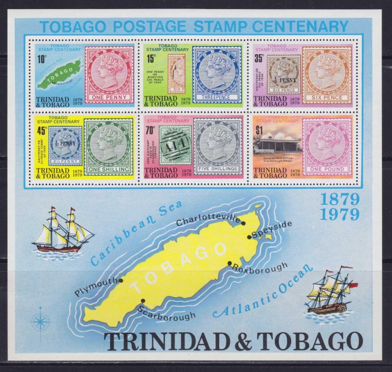 Тринидад и тобаго почтовые марки по годам