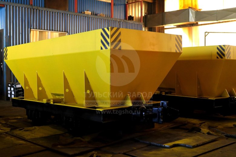 Вагонетка шахтная с донной разгрузкой